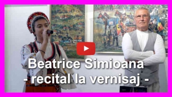 EXCLUSIV: Beatrice Simioana - recital la vernisaj