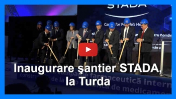 Inaugurarea şantierului STADA, la Turda