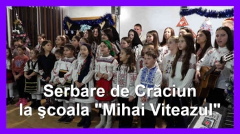 EXCLUSIV: Serbare de Crăciun la şcoala "Mihai Viteazul"